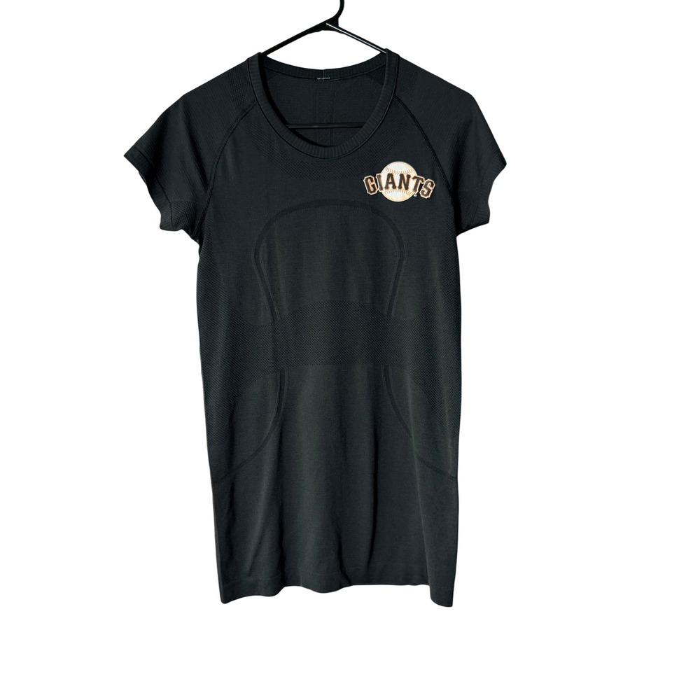 Lululemon SF Giants Swiftly Tech Short Sleeve Shirt Size 8